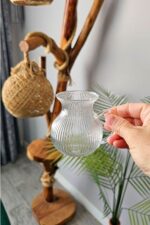 6lı Bambu Servis Tabaklı Çay Kahve Bardağı 150ml - Görsel 3