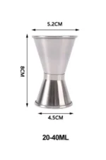 Kokteyl Bar Ölçeği 2/4 Cl - Paslanmaz Çelik Jigger - Görsel 3