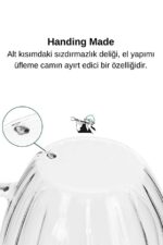 HUBBYCHEF 4'lü Bambu Tabaklı Cidarlı Espresso Kahve Bardağı - Görsel 5