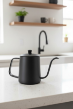 V60 Kahve Demleme Seti - 600ml Cam Servis & Seramik Fincan - Görsel 4
