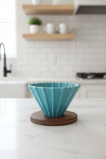 V60 Kahve Demleme Seti - 600ml Cam Servis & Dripper - Görsel 4