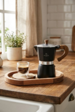 Moka Pot Espresso 6 Fincan Ocak Üstü Kahve Demleme Cezvesi - Görsel 3