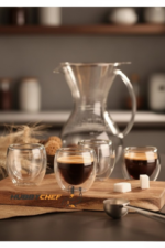 6'lı Çift Cidarlı Espresso Bardağı Seti - 80ml Cam Fincan - Görsel 2