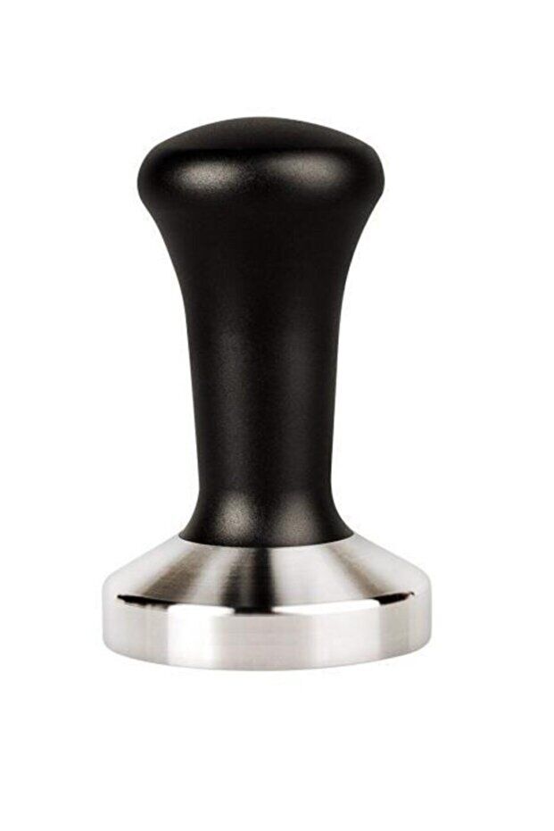 tamper58 (1) Espresso Kahve Sıkıştırıcı Tamper Siyah Metal 58 mm - Görsel 1